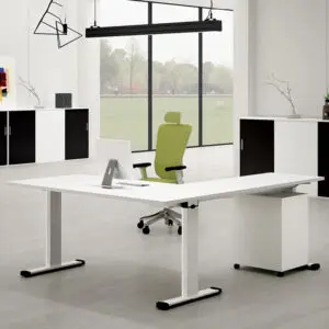 Grid Height Adjustable Table 2026 | Height Adjustable Sit Stand Desk Dubai UAE | Office Furniture Supplier